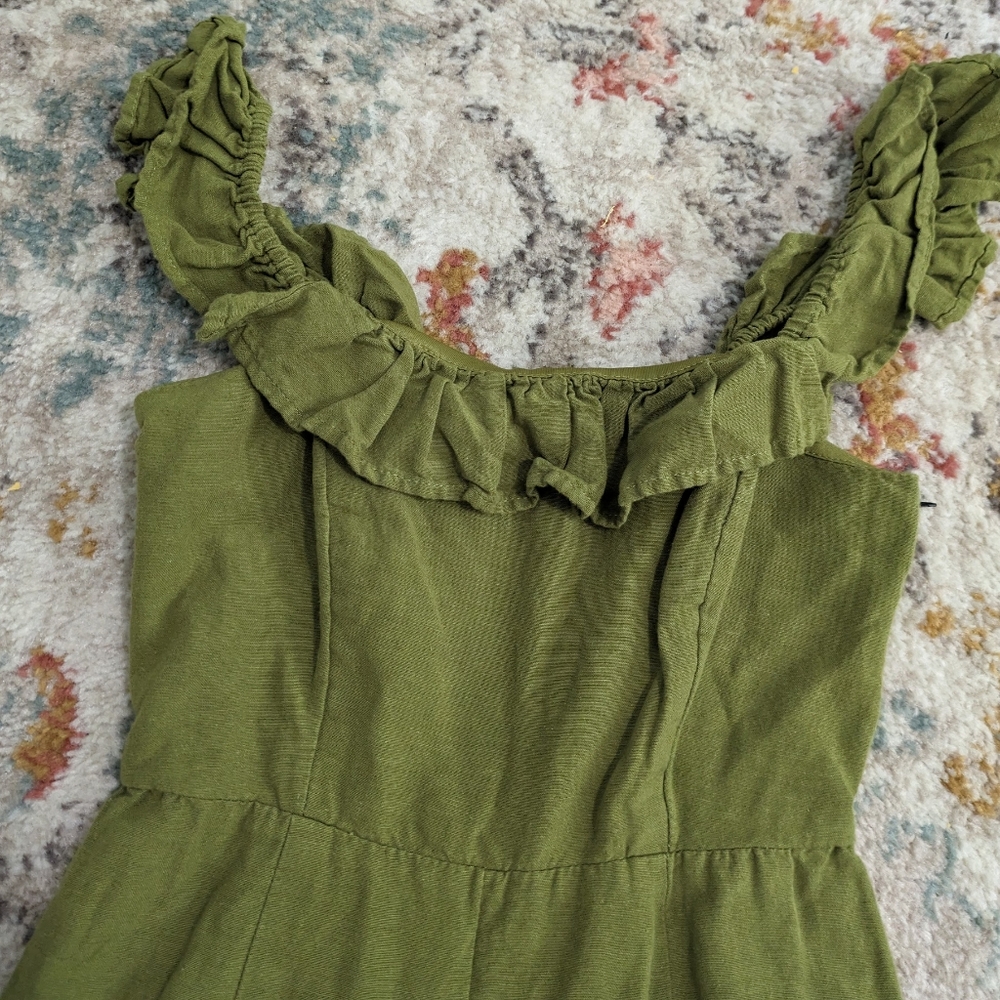 Green Jumpsuit - Picture 2 of 4